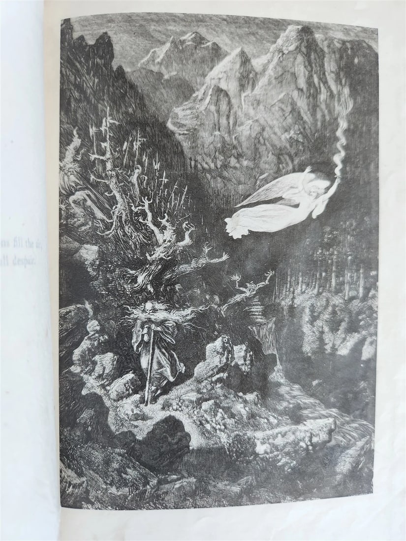 1873 Legend of Wandering Jew ILLUSTRATED by GUSTAVE DORE ANTIQUE - 5
