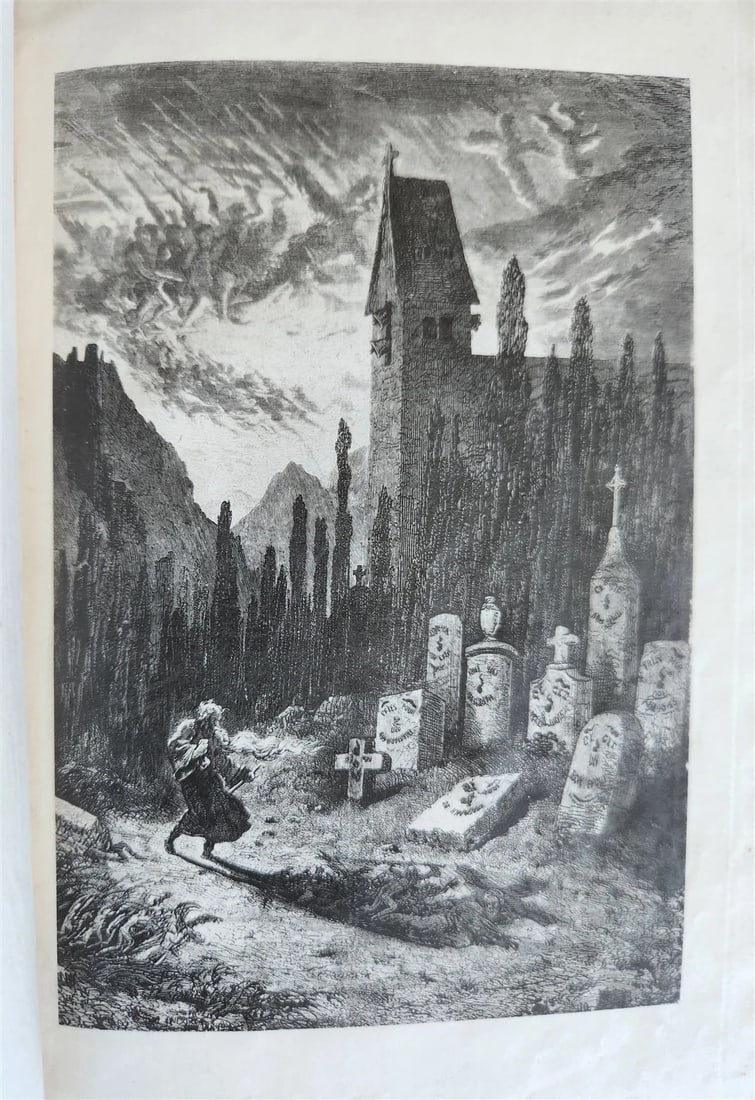 1873 Legend of Wandering Jew ILLUSTRATED by GUSTAVE DORE ANTIQUE - 6