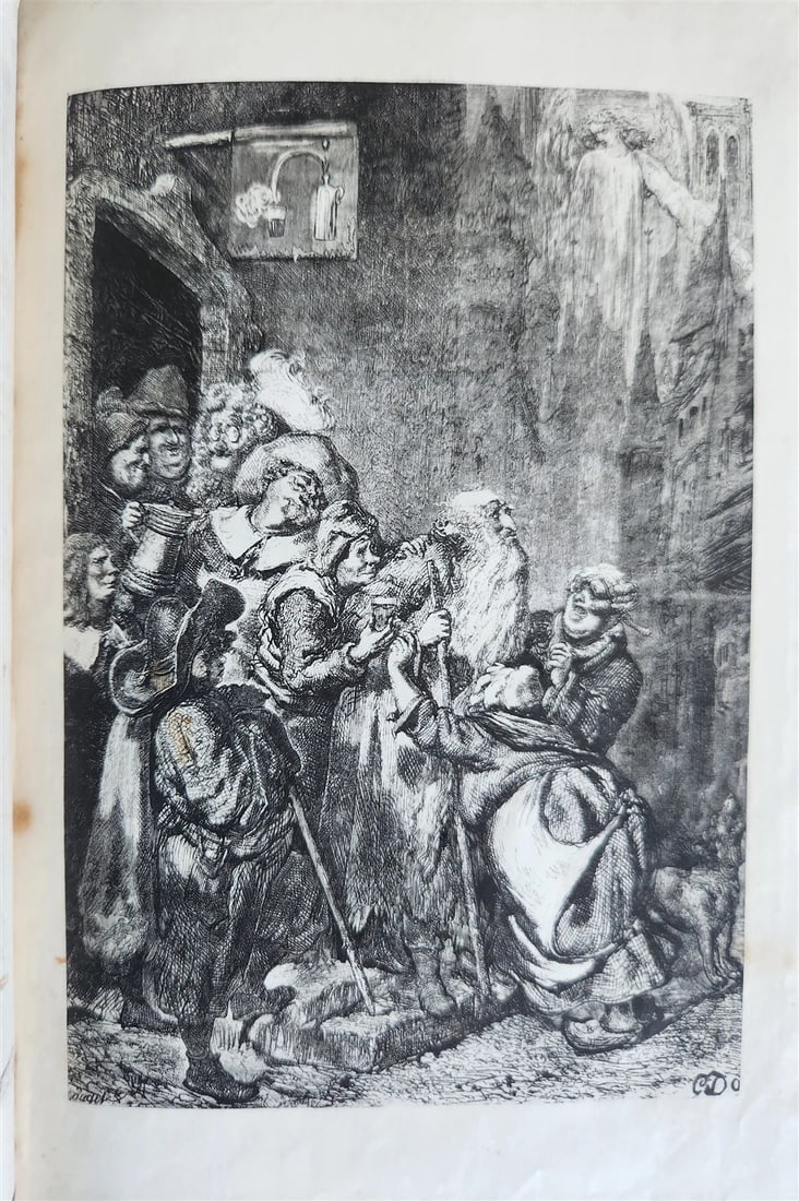 1873 Legend of Wandering Jew ILLUSTRATED by GUSTAVE DORE ANTIQUE - 8
