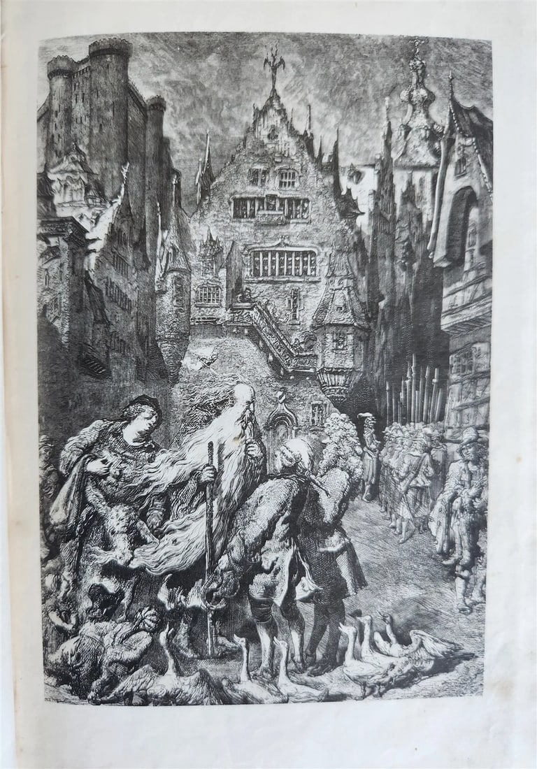 1873 Legend of Wandering Jew ILLUSTRATED by GUSTAVE DORE ANTIQUE - 9