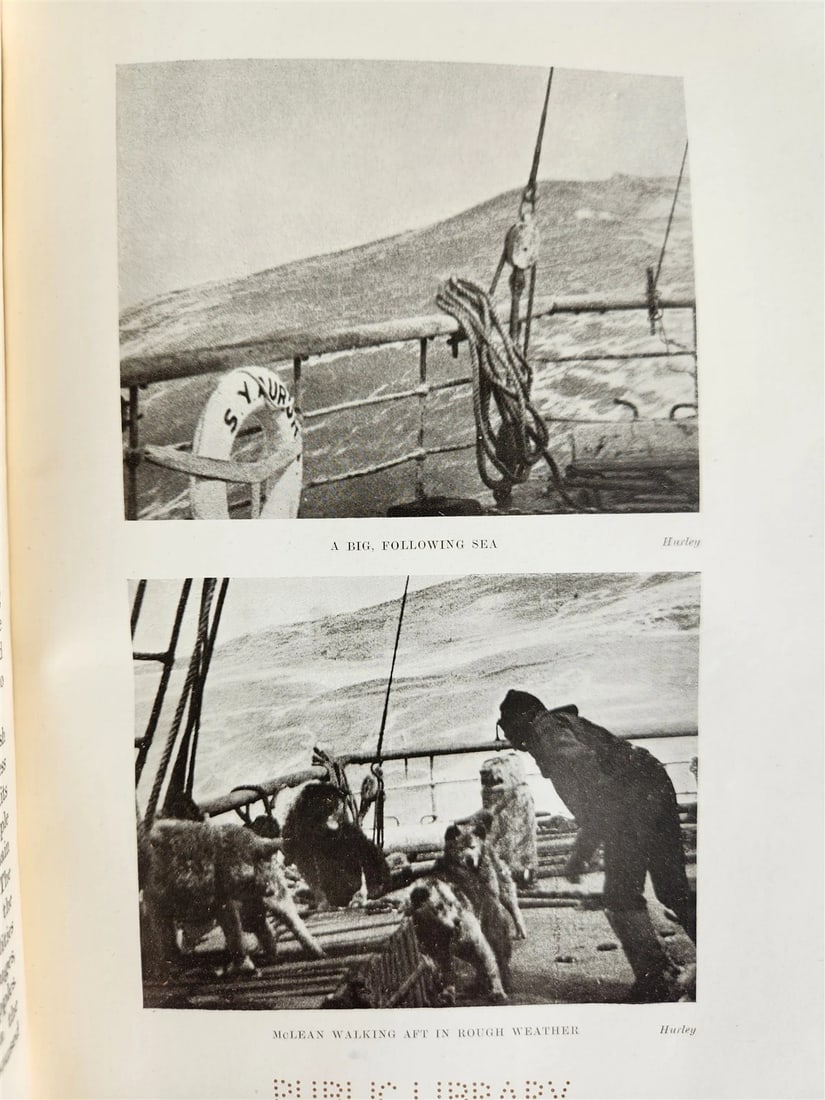 1915 HOME of BLIZZARD AUSTRALASIAN ANTARCTIC EXPEDITION antique ILLUSTRATED - 12