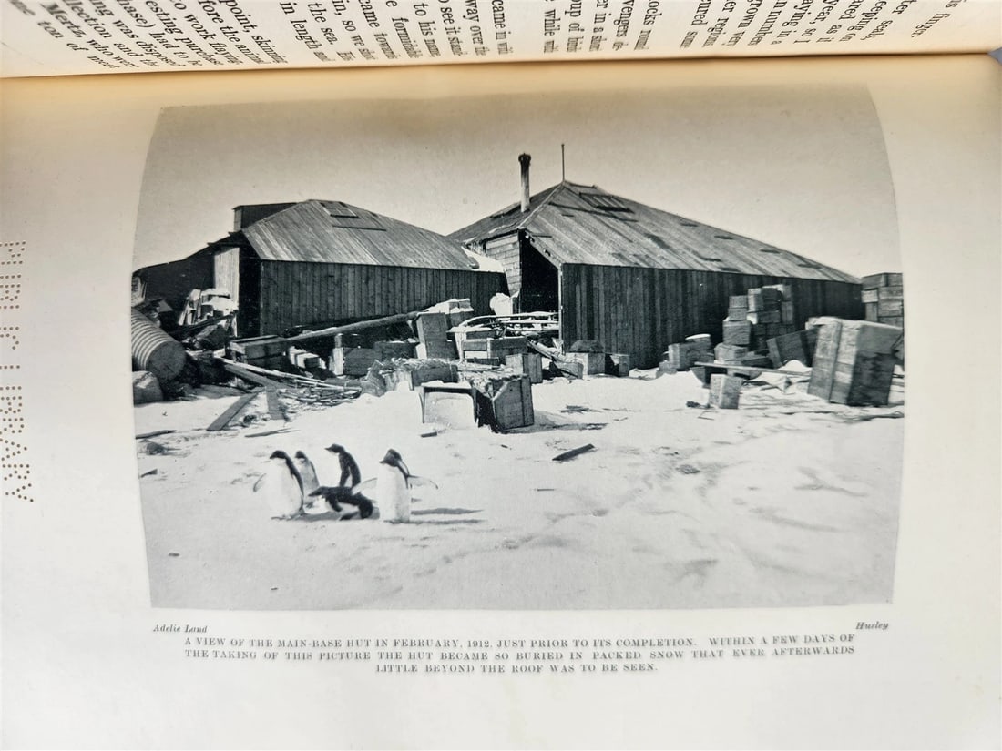 1915 HOME of BLIZZARD AUSTRALASIAN ANTARCTIC EXPEDITION antique ILLUSTRATED - 14
