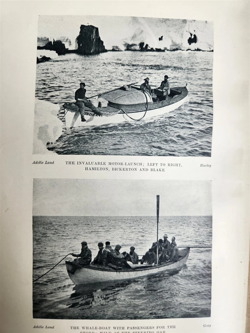 1915 HOME of BLIZZARD AUSTRALASIAN ANTARCTIC EXPEDITION antique ILLUSTRATED - 17