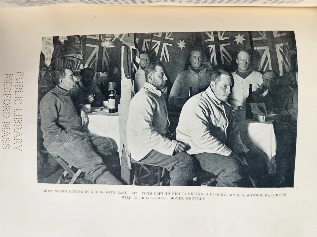 1915 HOME of BLIZZARD AUSTRALASIAN ANTARCTIC EXPEDITION antique ILLUSTRATED - 20