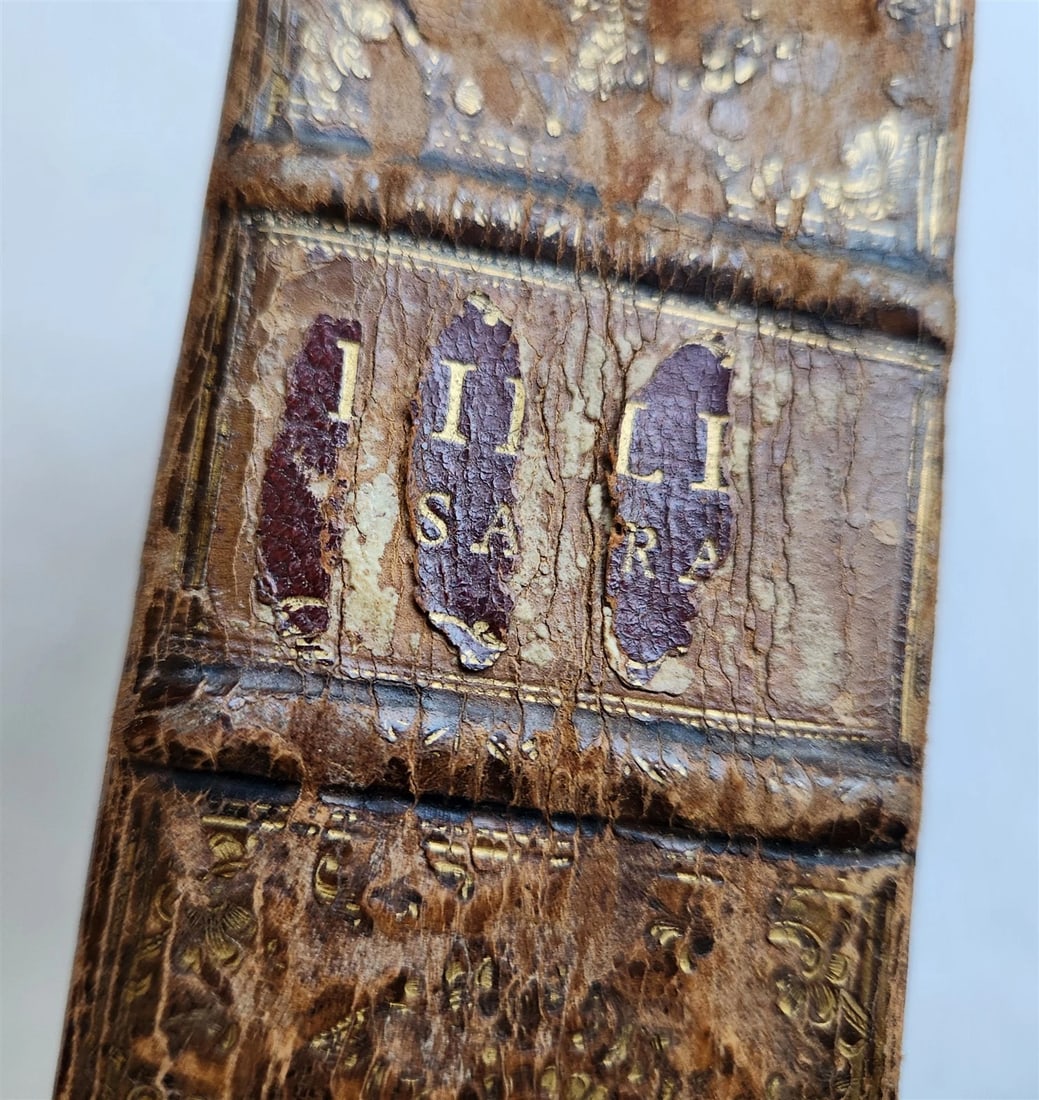 1767 BIBLE in GERMAN antique OLD & NEW TESTAMENT Canstein octavo M.LUTHER Bible - 12