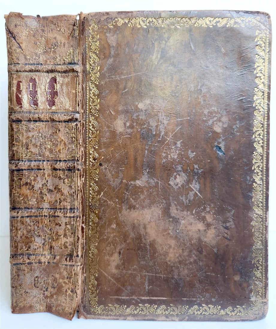 1767 BIBLE in GERMAN antique OLD & NEW TESTAMENT Canstein octavo M.LUTHER Bible - 2