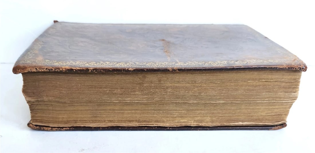 1767 BIBLE in GERMAN antique OLD & NEW TESTAMENT Canstein octavo M.LUTHER Bible - 4