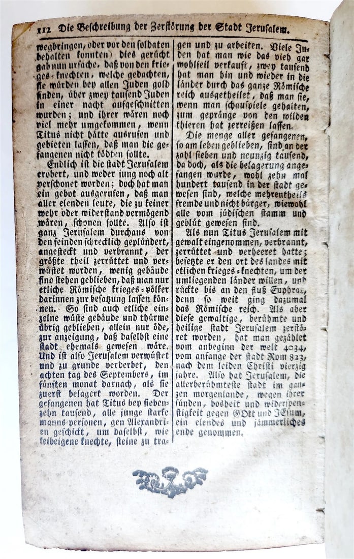 1800 HYMNAL & PRAYER BOOK in GERMAN antique DECORATIVE BINDING - 12