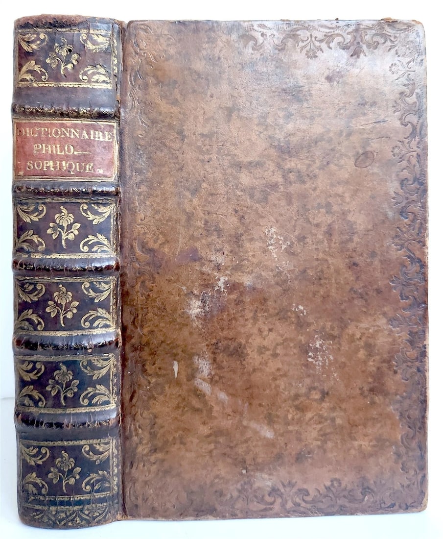 1773 Philosophical Dictionary of Religion in French antique - 2