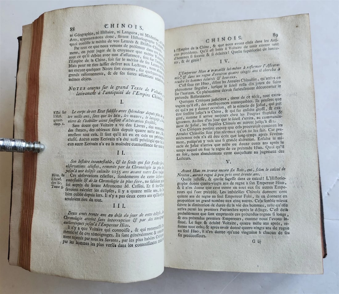 1773 Philosophical Dictionary of Religion in French antique - 7