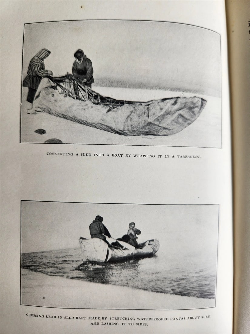 1926 THE ADVENTURE of WRANGEL ISLAND illustrated ANTIQUE - 8