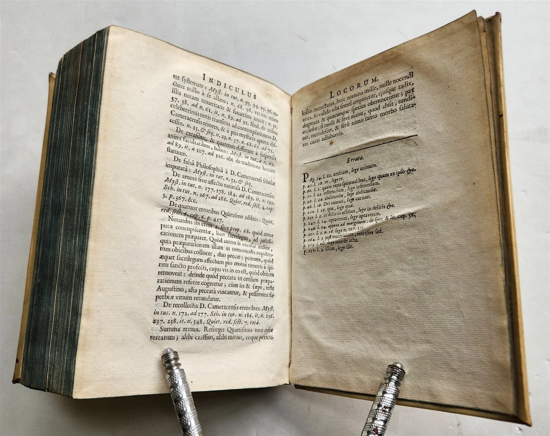 1698 ANTI-Quietism Jansenism & other religious movements TREATISE ANTIQUE vellum - 5