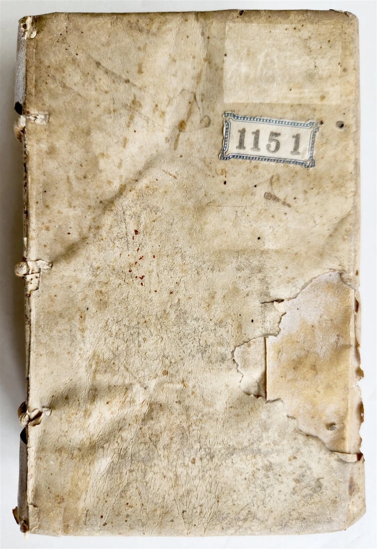 1545 BIBLE COMMENTARIES by Dionysius the Carthusian ANTIQUE vellum 16th CENTURY - 8