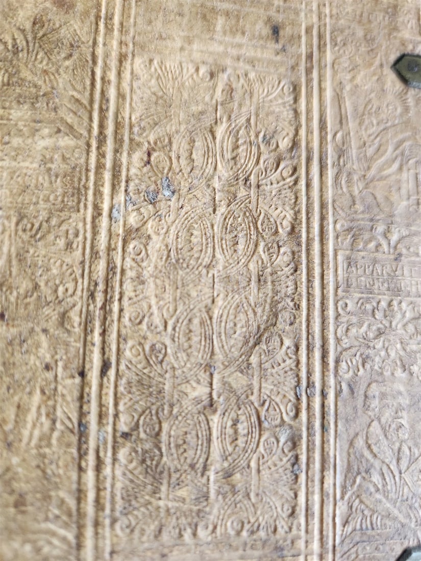 1593 THEOLOGY by Petrus Michaelis ANTIQUE PIGSKIN BINDING 16th CENTURY - 11