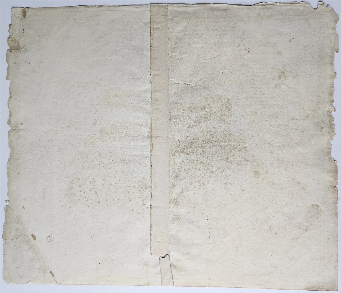 1737 AFRICA MAP antique 20 by 23" - 10