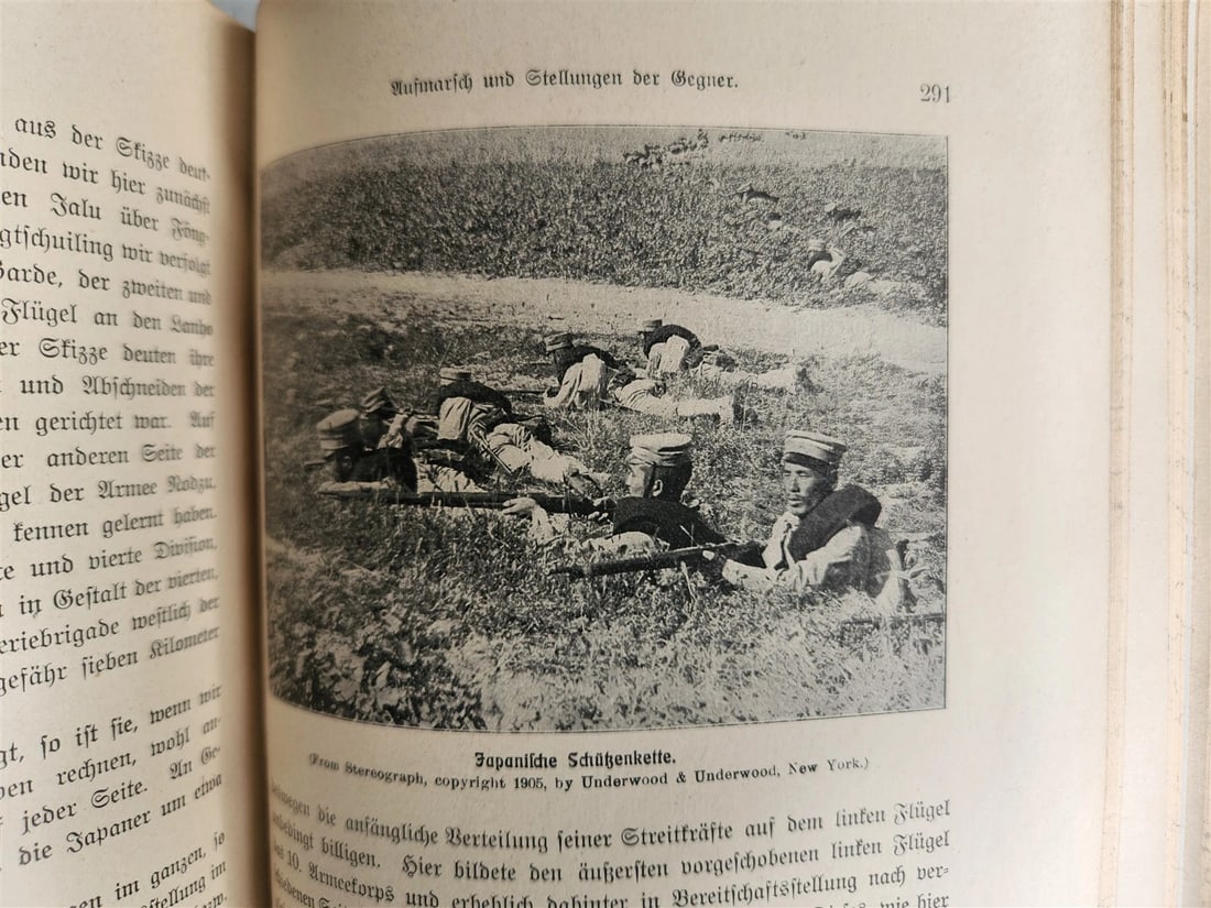 1913 RUSSIAN JAPANESE WAR by Count Reventlow ILLUSTRATED in German ANTIQUE - 13