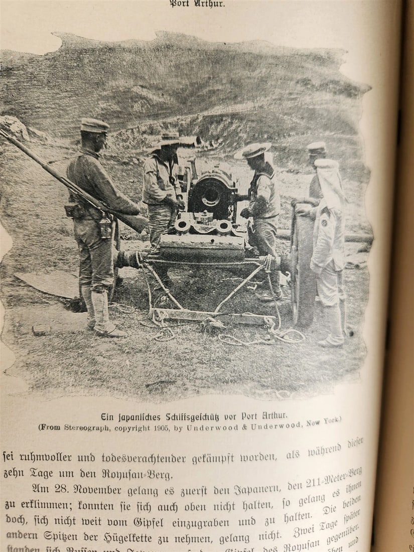1913 RUSSIAN JAPANESE WAR by Count Reventlow ILLUSTRATED in German ANTIQUE - 7