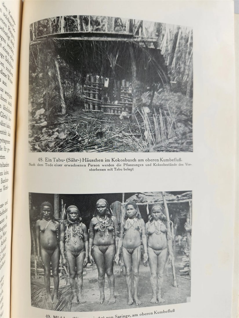 1928 DEMONS & SAVAGES in NEW GUINEA in GERMAN ILLUSTRATED ANTIQUE - 12