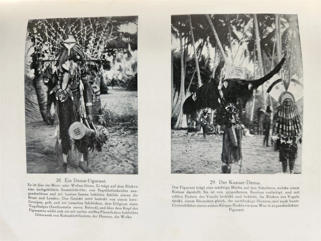 1928 DEMONS & SAVAGES in NEW GUINEA in GERMAN ILLUSTRATED ANTIQUE - 16