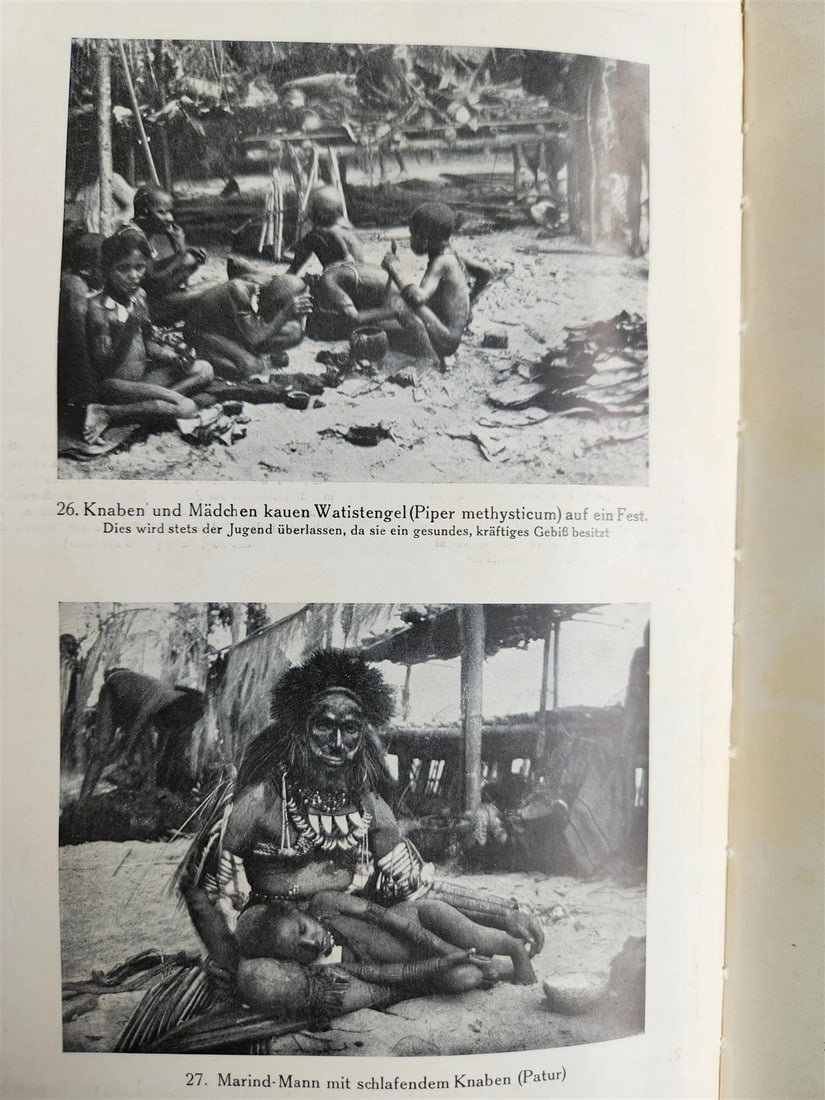 1928 DEMONS & SAVAGES in NEW GUINEA in GERMAN ILLUSTRATED ANTIQUE - 17