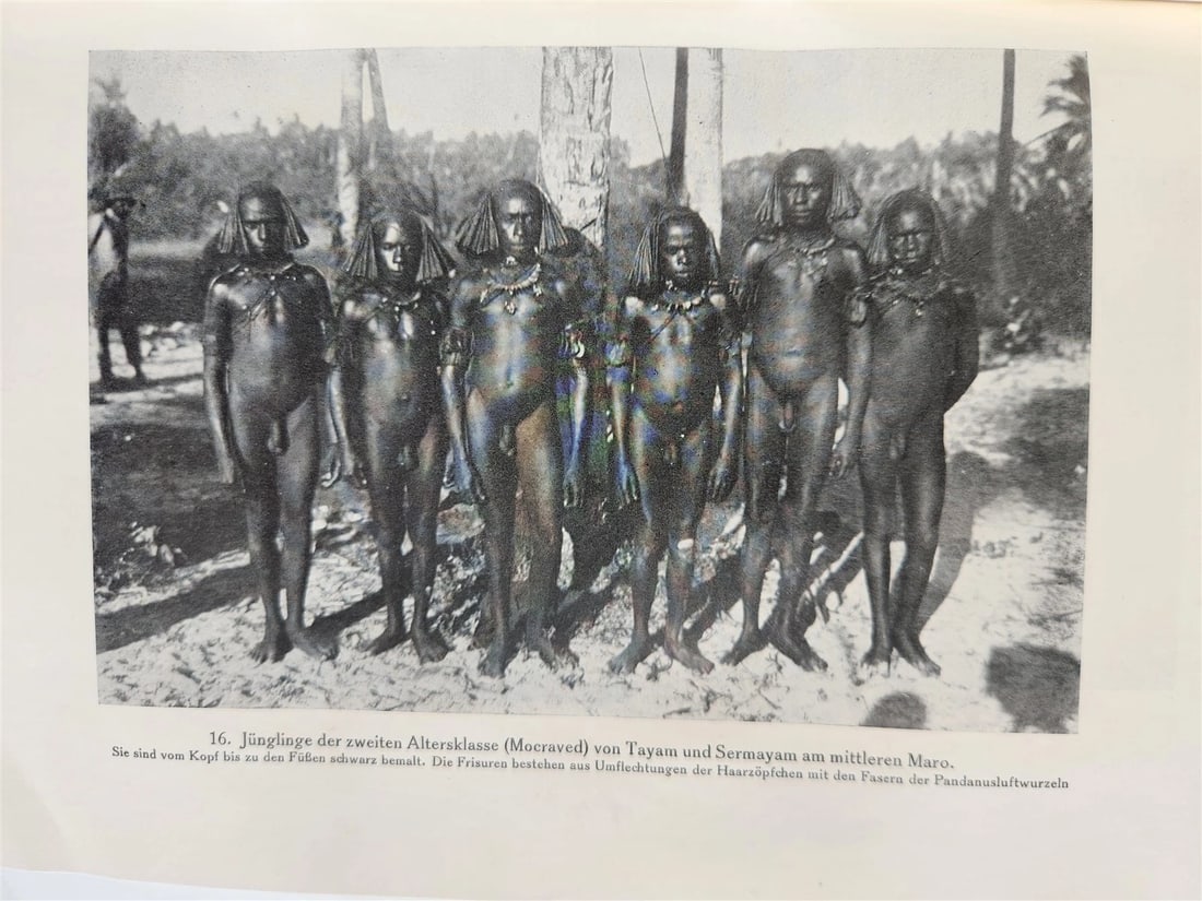 1928 DEMONS & SAVAGES in NEW GUINEA in GERMAN ILLUSTRATED ANTIQUE - 19