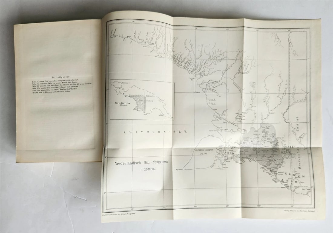 1928 DEMONS & SAVAGES in NEW GUINEA in GERMAN ILLUSTRATED ANTIQUE - 4