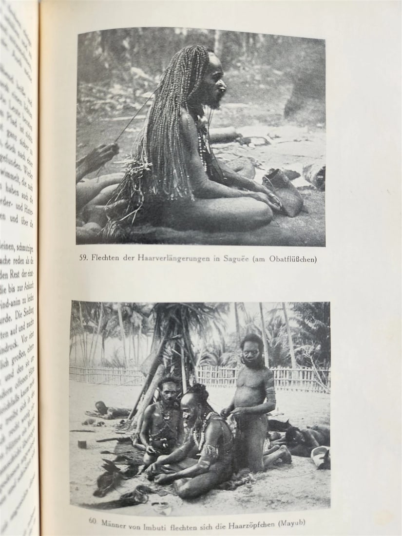 1928 DEMONS & SAVAGES in NEW GUINEA in GERMAN ILLUSTRATED ANTIQUE - 8