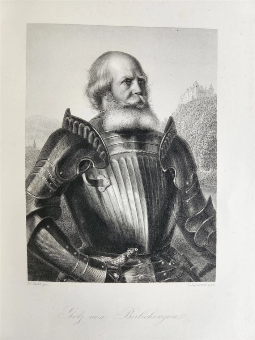 1864 GOETHE GALLERY ILLUSTRATED with 50 steel engravings ANTIQUE - 10