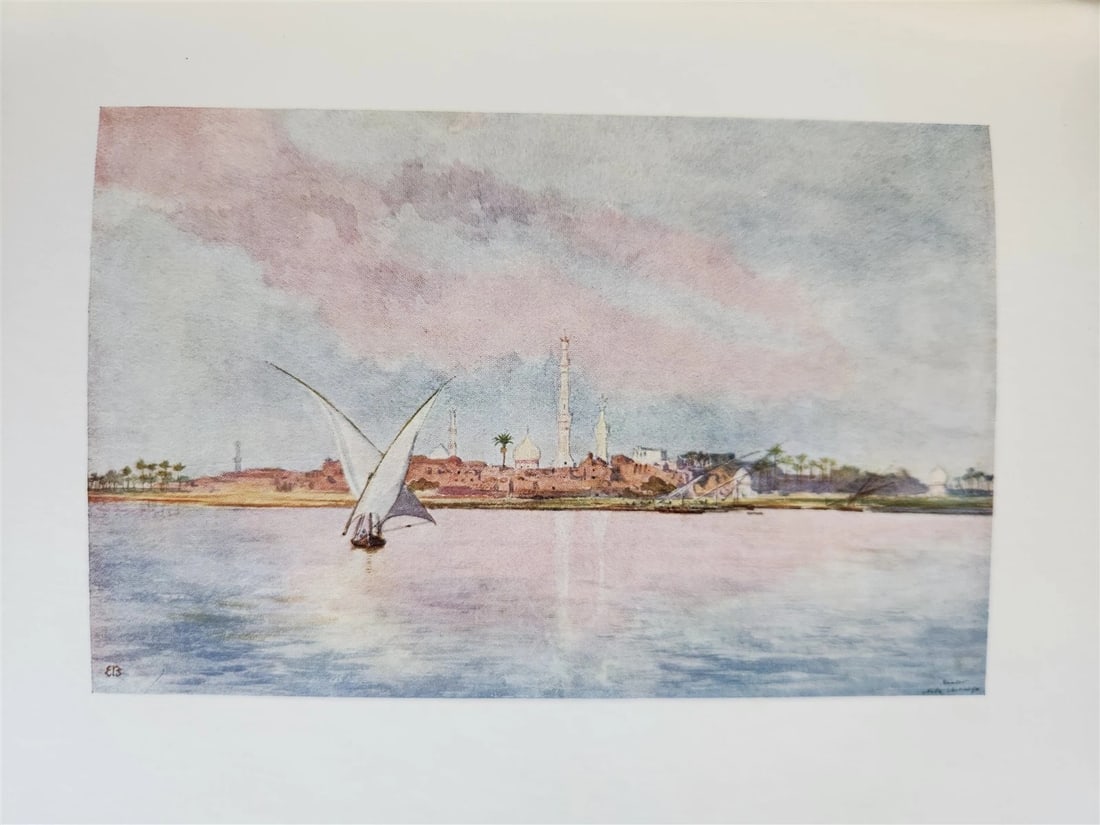 1909 FROM SKETCH BOOK & DIARY by Elizabeth Butler antique ILLUSTRATED TRAVELS - 12