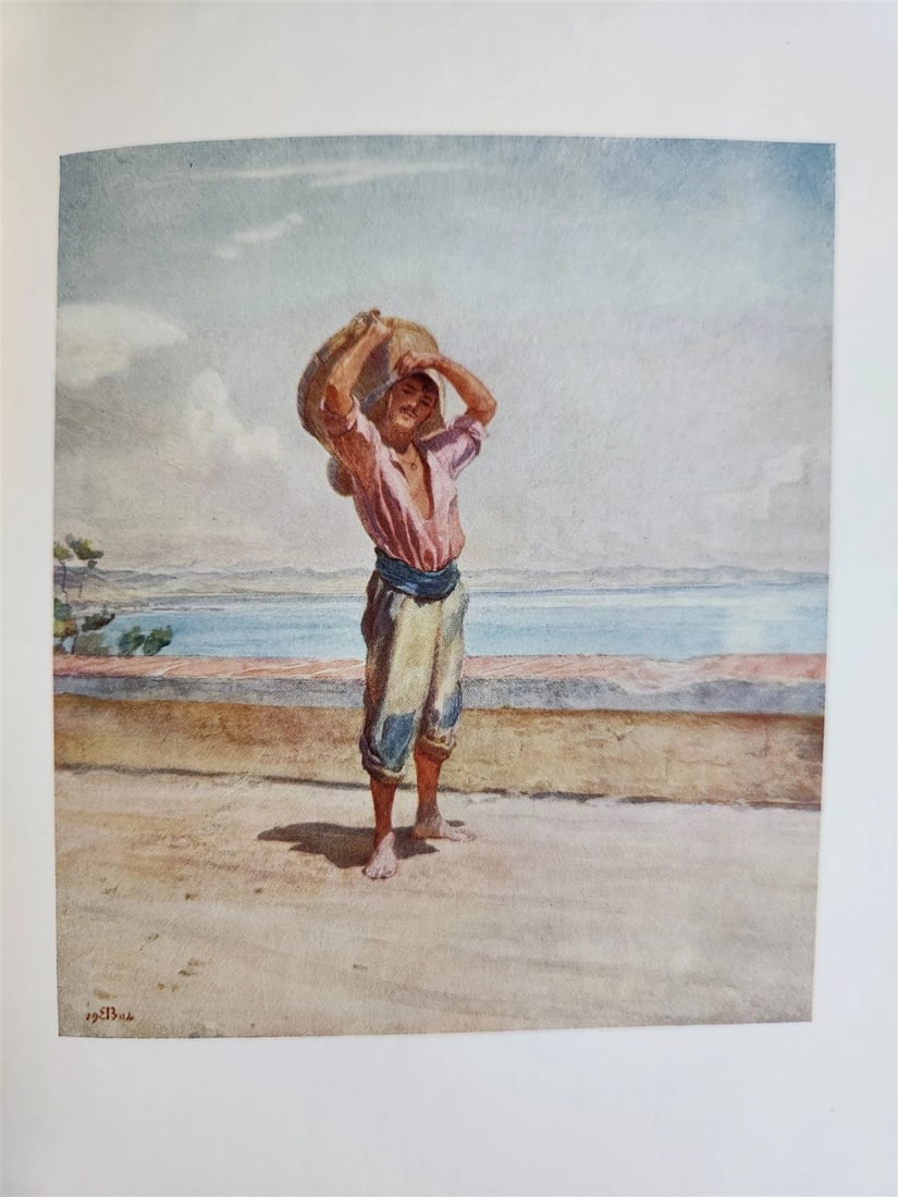 1909 FROM SKETCH BOOK & DIARY by Elizabeth Butler antique ILLUSTRATED TRAVELS - 7