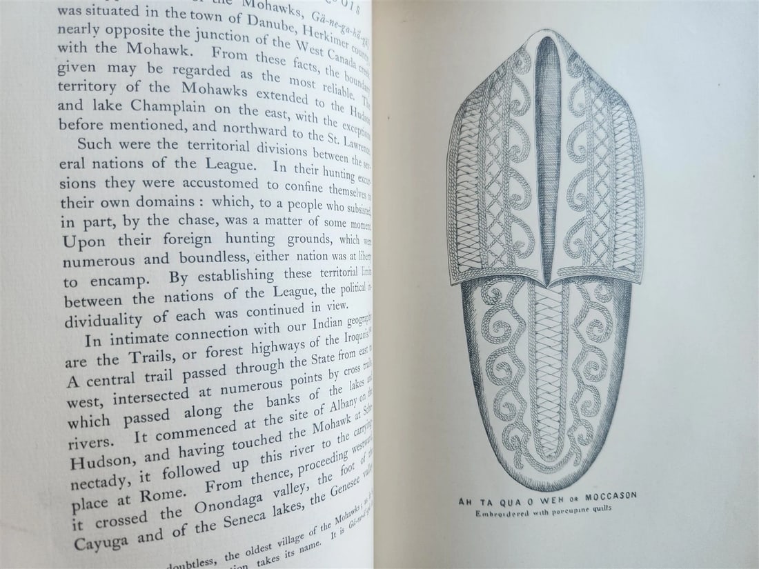 1901 League of the Ho-De-No-Sau-Nee or Iroquois ANTIQUE 2 volumes ILLUSTRATED - 4