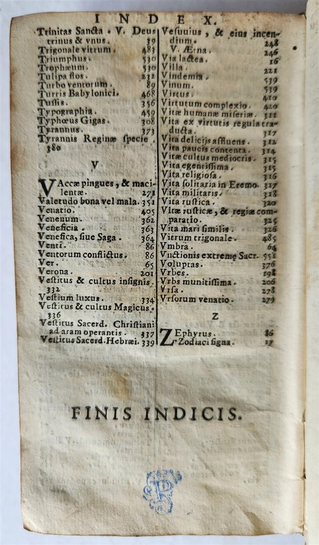 1691 POETRY antique VELLUM BINDING DESCRIPTIONES POETICAE - 9