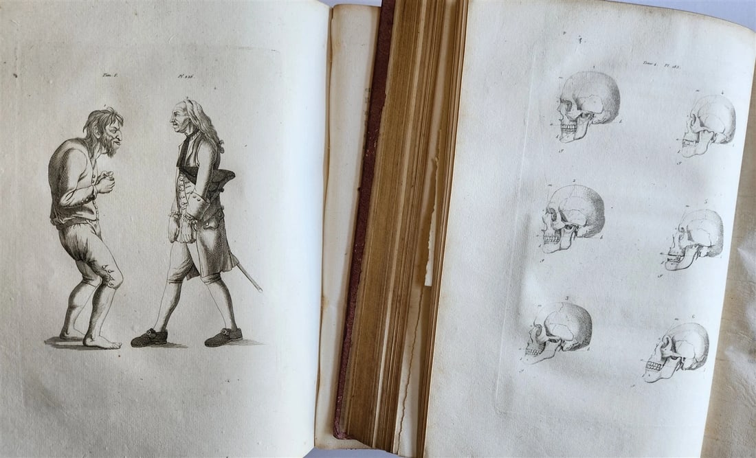 1806 ESSAYS on PHYSIOGNOMY by LAVATED 10 VOLUMES illustrated ANTIQUE - 10