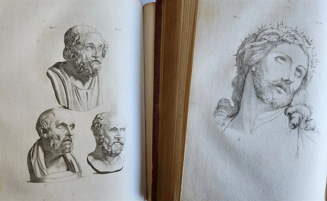 1806 ESSAYS on PHYSIOGNOMY by LAVATED 10 VOLUMES illustrated ANTIQUE - 13