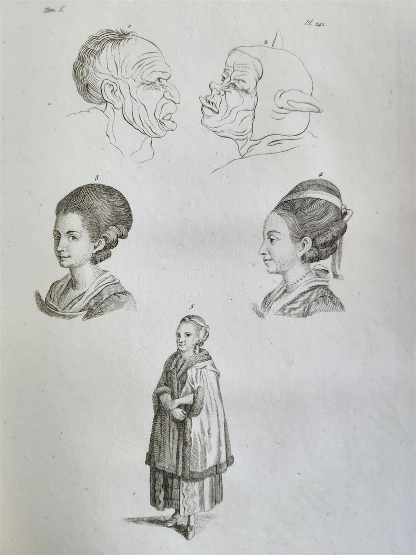 1806 ESSAYS on PHYSIOGNOMY by LAVATED 10 VOLUMES illustrated ANTIQUE - 8