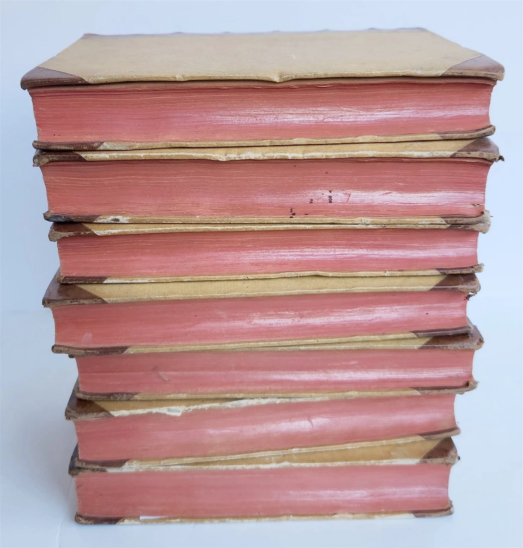1763 ALEXANDER POPE WORKS illustrated 7 volumes ANTIQUE - 2