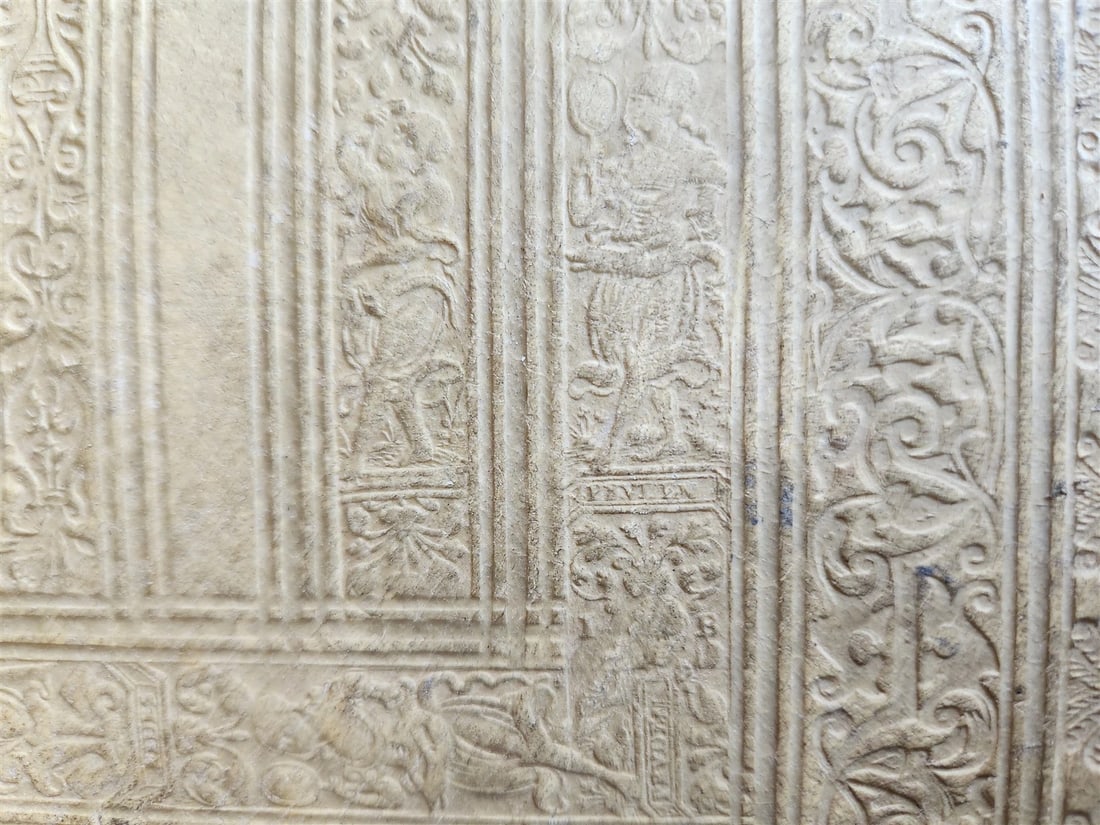 1575 Sacrae bibliothecae sanctorum patrum PIGSKIN BOUND FOLIO 16th cent. ANTIQUE - 12