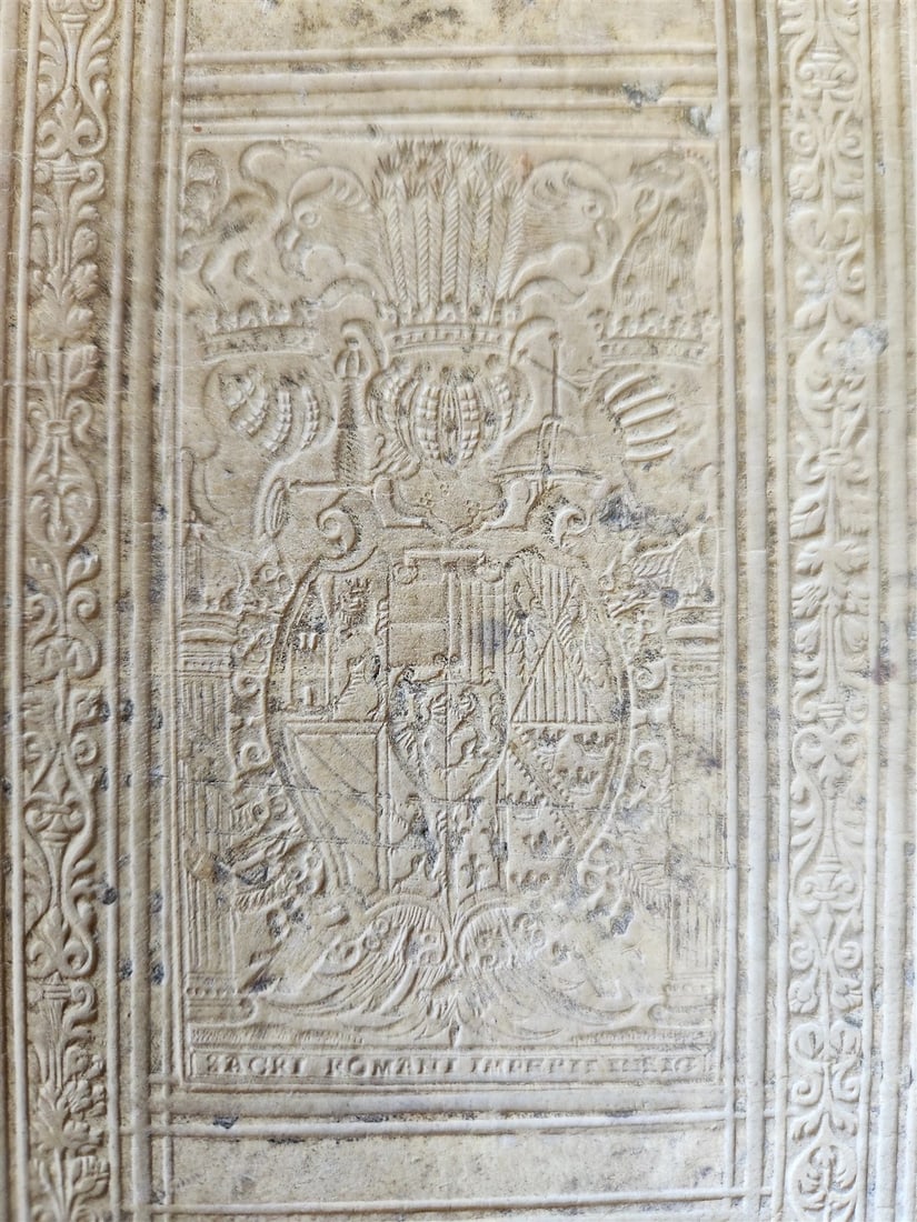 1575 Sacrae bibliothecae sanctorum patrum PIGSKIN BOUND FOLIO 16th cent. ANTIQUE - 14