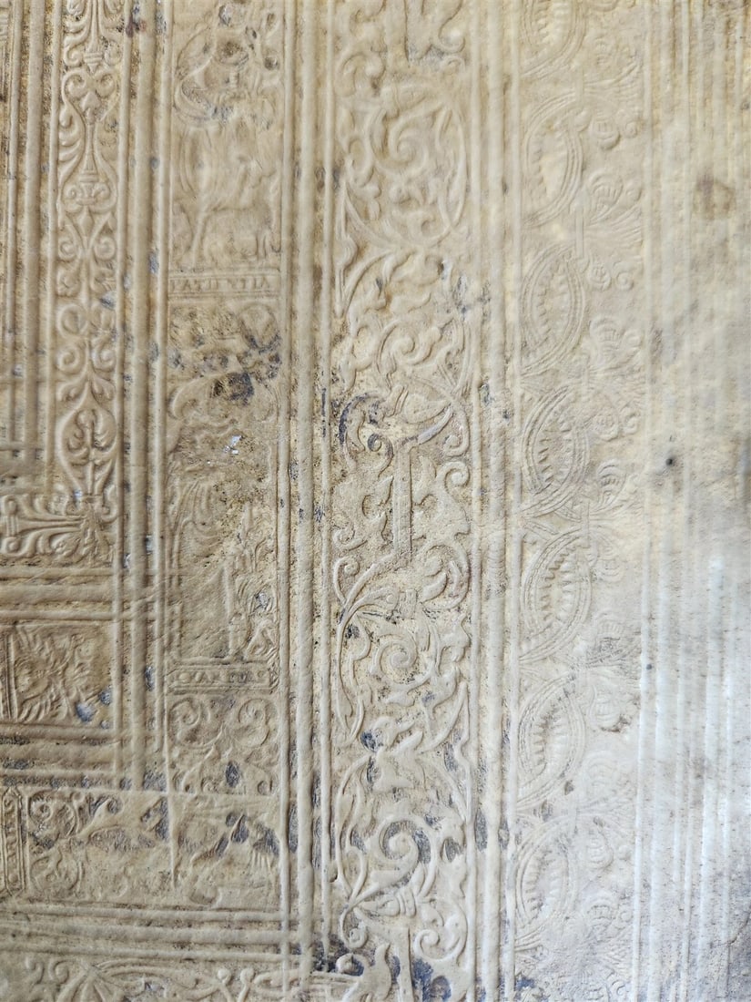 1575 Sacrae bibliothecae sanctorum patrum PIGSKIN BOUND FOLIO 16th cent. ANTIQUE - 18