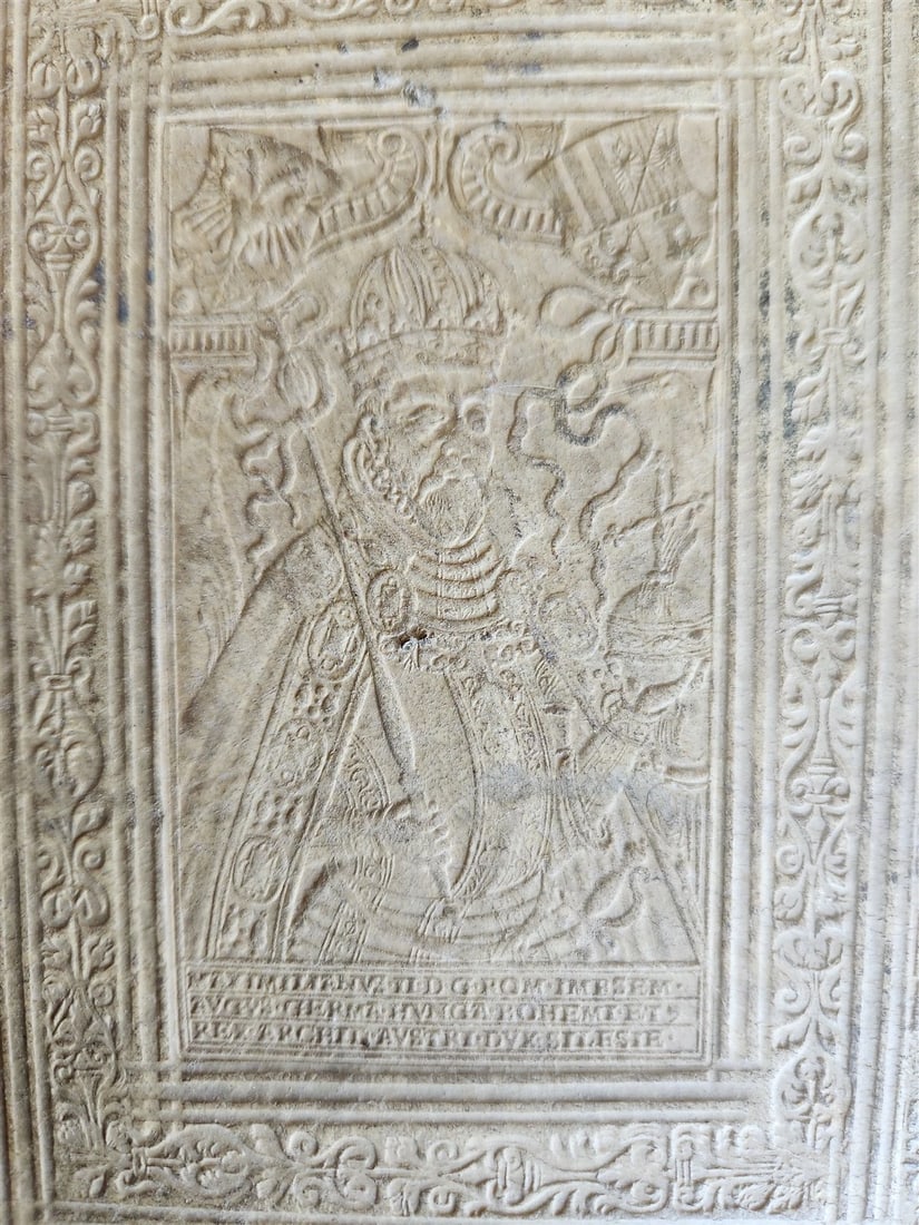 1575 Sacrae bibliothecae sanctorum patrum PIGSKIN BOUND FOLIO 16th cent. ANTIQUE - 7