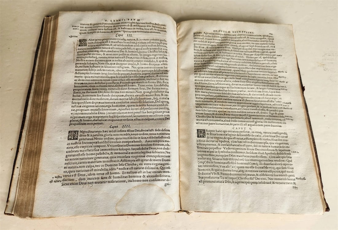 1561 D. LEONIS EIVS NOMINIS I. ROMANI PONTIFICIS antique 16th CENTURY - 8