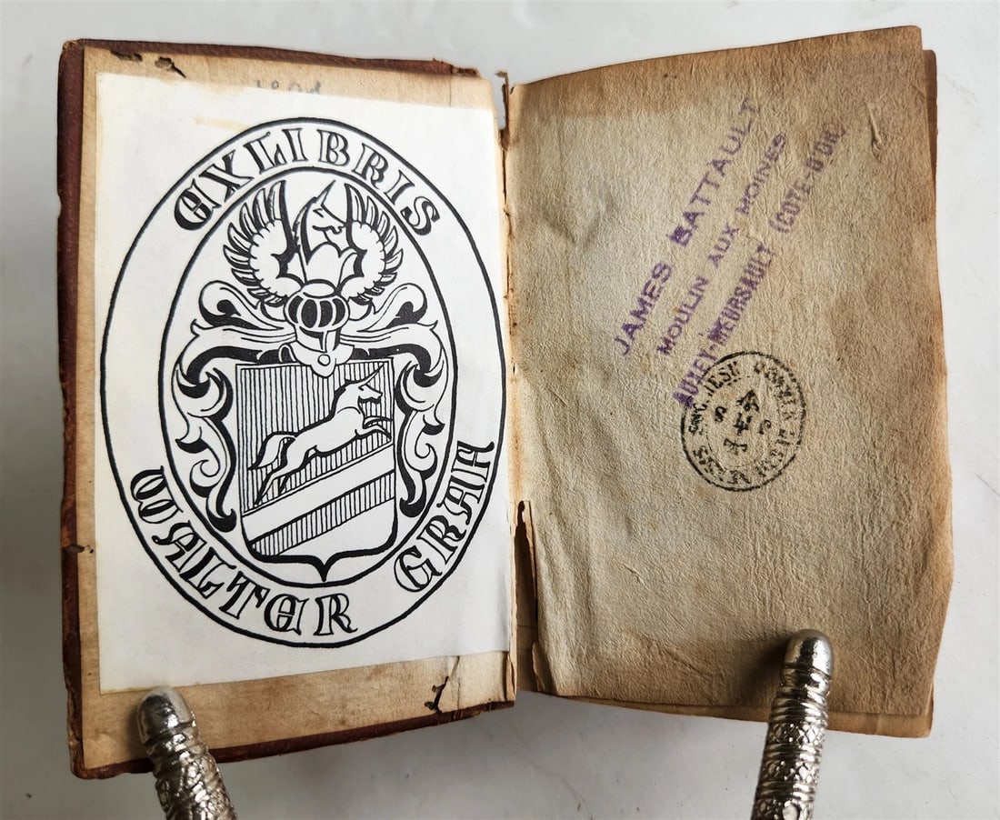 1581 LAW BOOK DIGESTORUM Corpus iuris civilis antique HERALDIC BINDING - 11