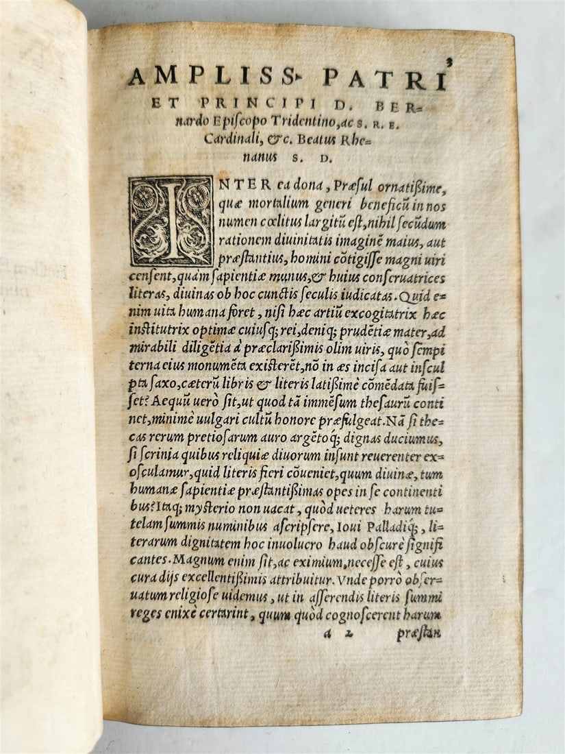 1542 CORNELIUS TACITUS ANNOTATIONS antique VELLUM BINDING 16th CENTURY Gryphius - 6