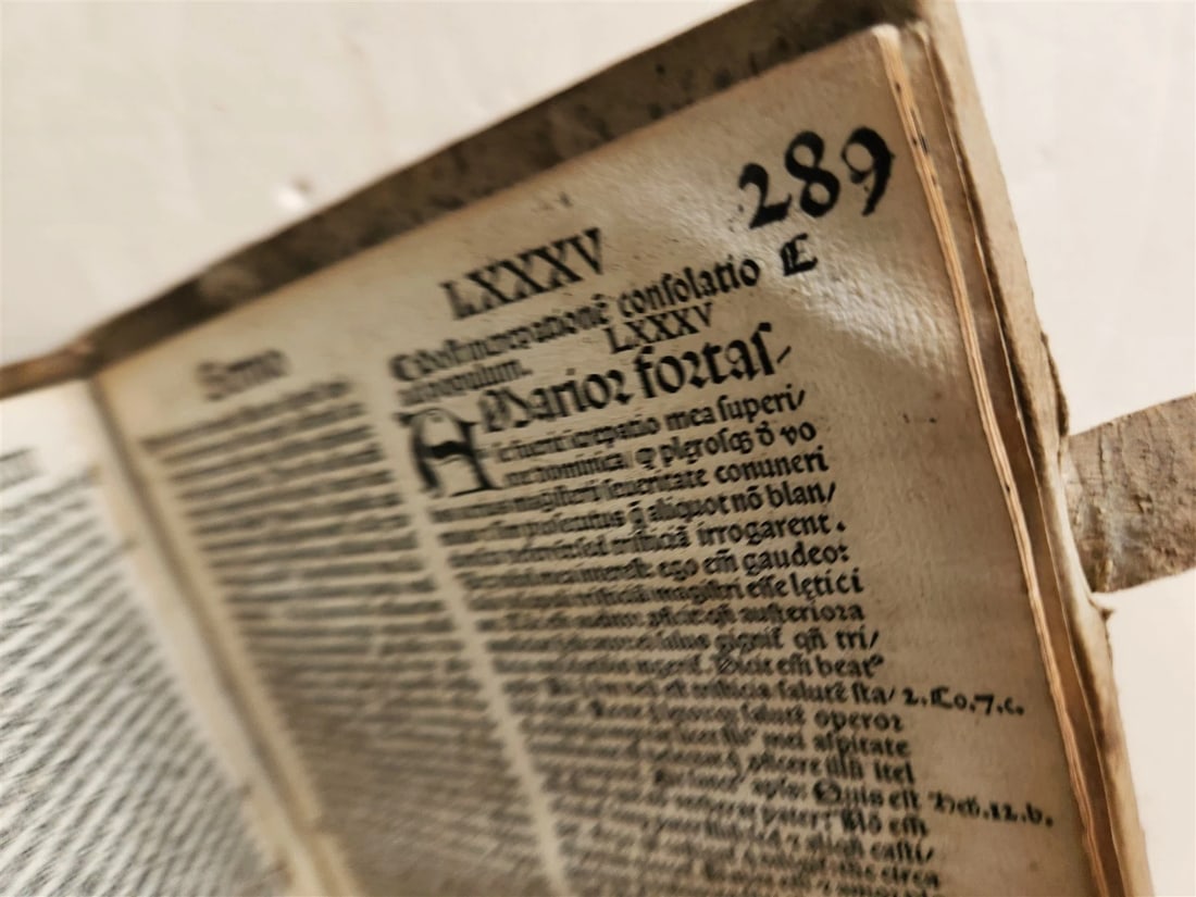 1506 POST-INCUNABULA ST.AMBROSE of MILAN antique OMNIA OPERA v. III - 14