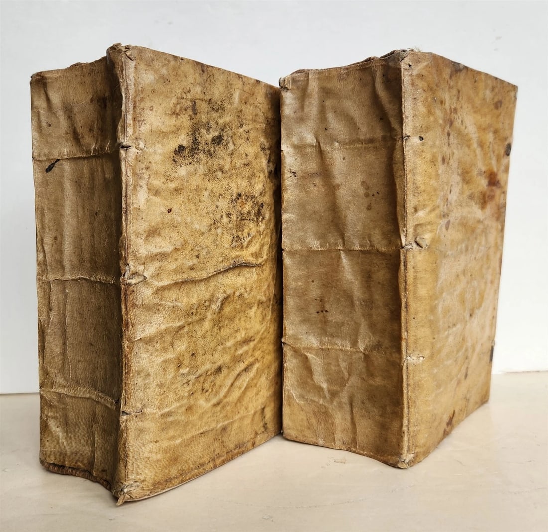 1594 PLUTARQUE Lives of Illustrious Greeks & Romans 2 VOLS antique ILLUSTRATED (1 of 12)