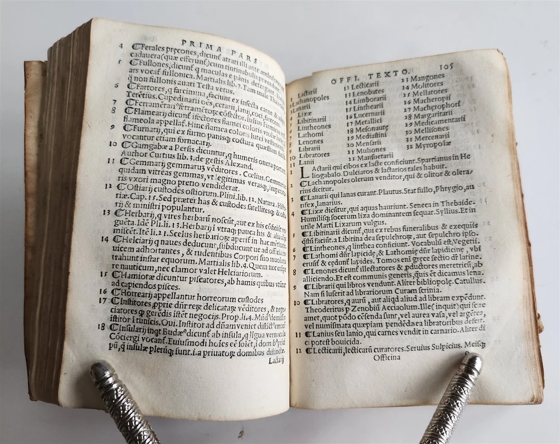 1541 Curioso Zibaldone di Ioannis Ravisii Textoris antique by JeanTixier VELLUM - 8