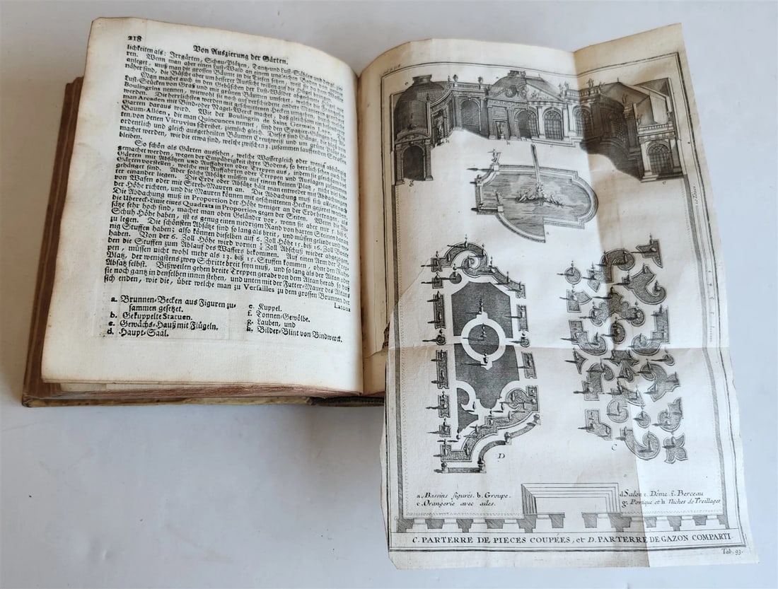1747 ARCHITECTURE FULLY ILLUSTRATED by d'AVILER antique VIGNOLA MICHELANGELO - 16