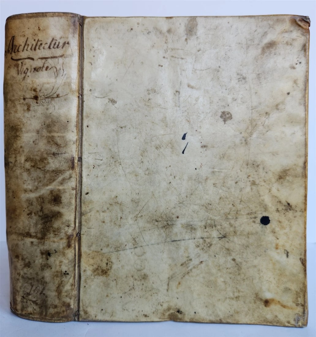 1747 ARCHITECTURE FULLY ILLUSTRATED by d'AVILER antique VIGNOLA MICHELANGELO - 3