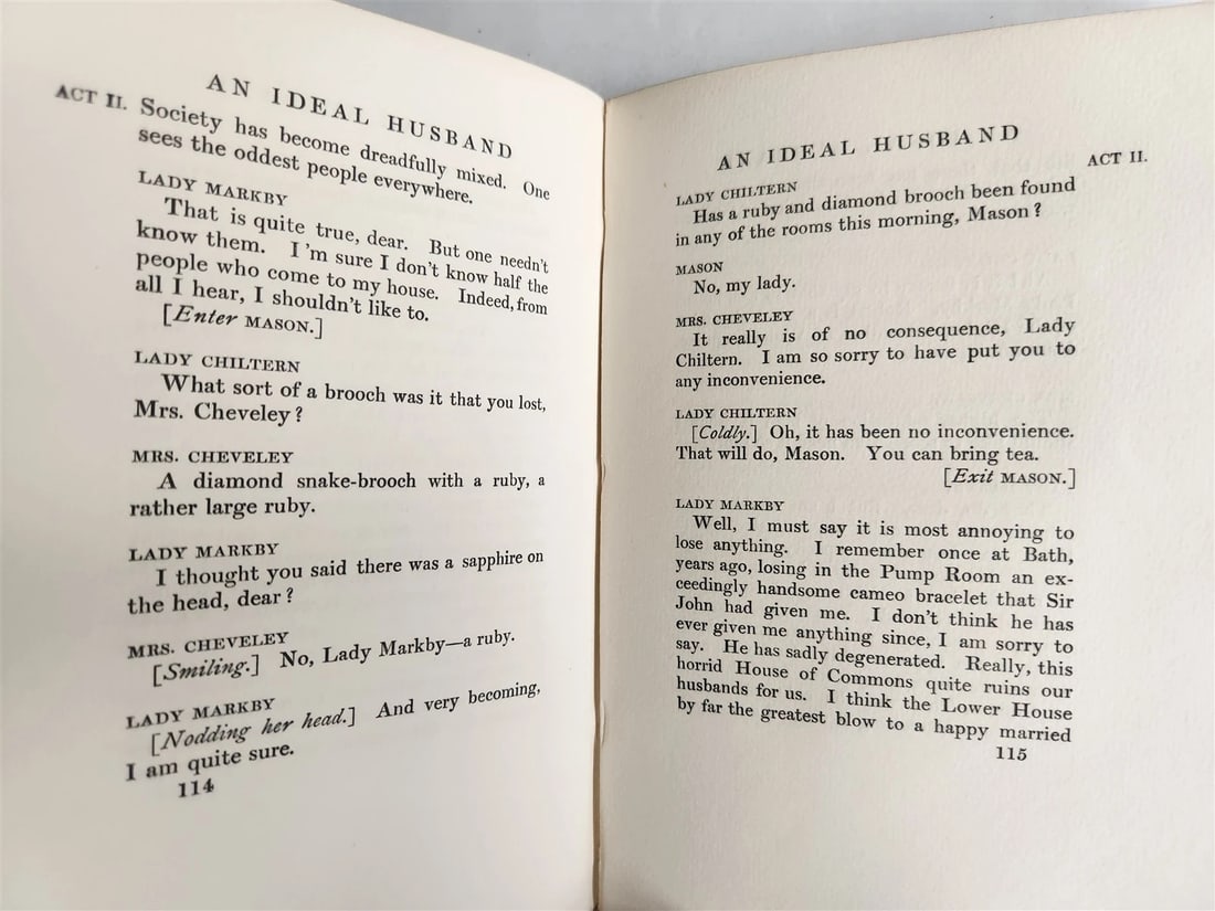 1908 OSCAR WILDE 2 volumes ANTIQUE limited edition VELLUM bound - 7