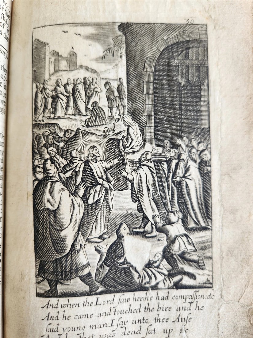 1680 BOOK OF COMMON PRAYER fully illustrated ANTIQUE in ENGLISH - 15